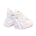 Damen Chunky Sneakers mit atmungsaktiver Mesh-Oberfläche und dämpfender Sohle