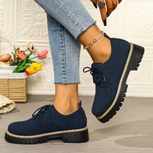 Damen Bequeme Schnürschuhe mit rutschfester Sohle R&B