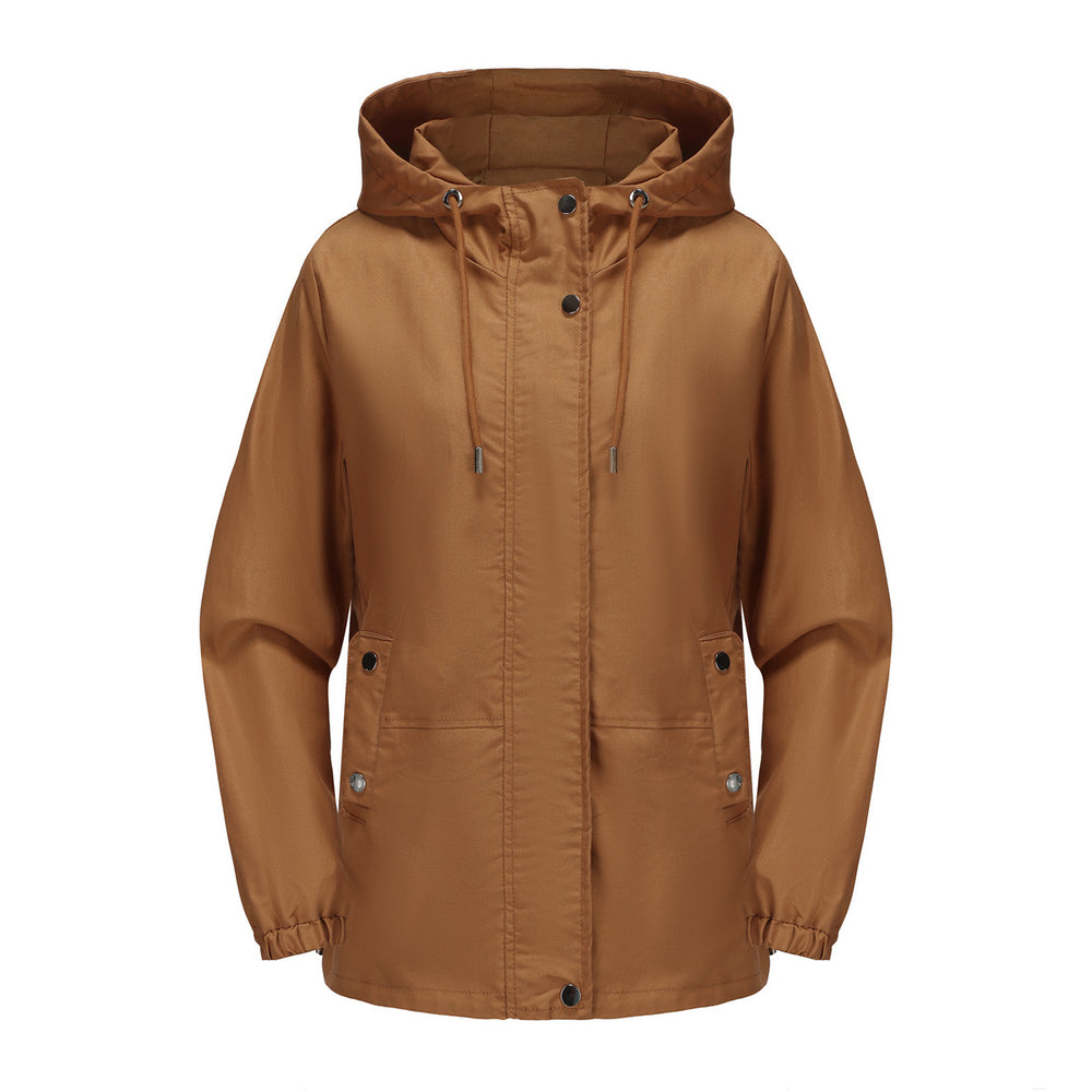 Damen leichte Windjacke mit verstellbarem Bund R&B