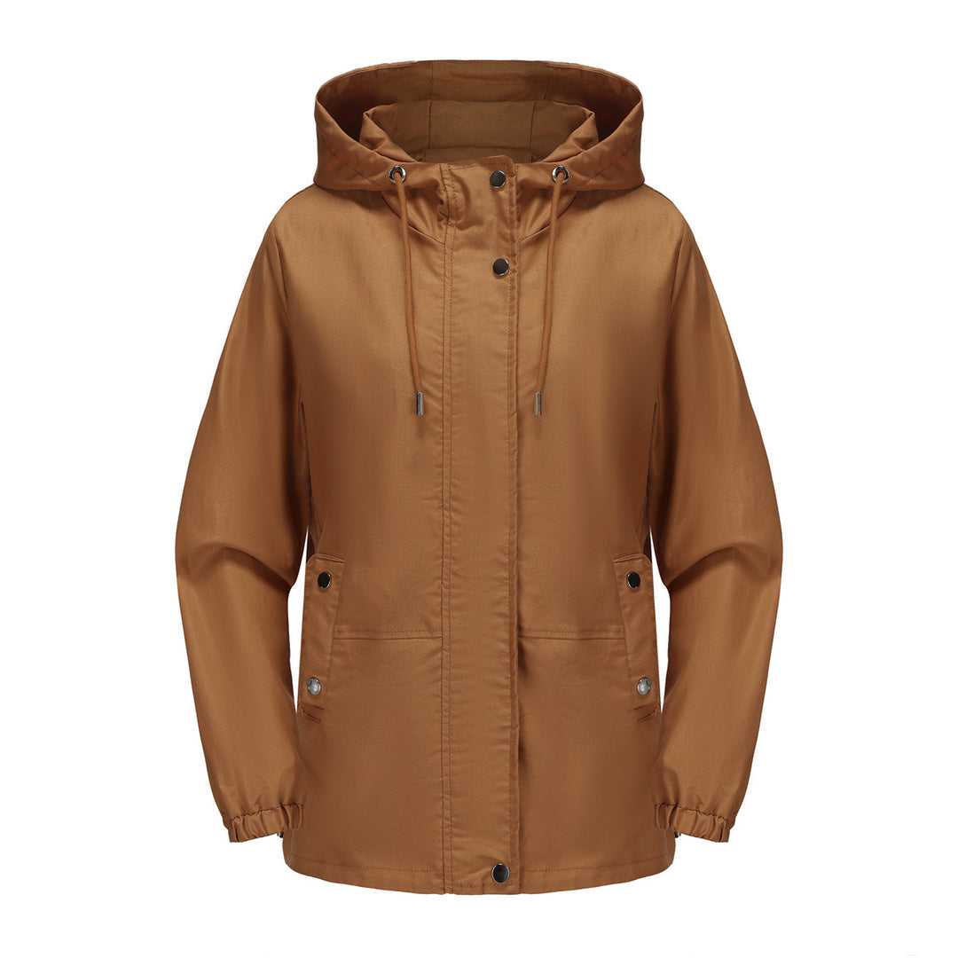 Damen leichte Windjacke mit verstellbarem Bund R&B