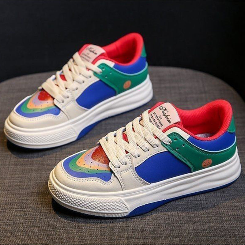 Damen Sportliche Sneakers mit farbenfrohem Design und atmungsaktivem Obermaterial R&B