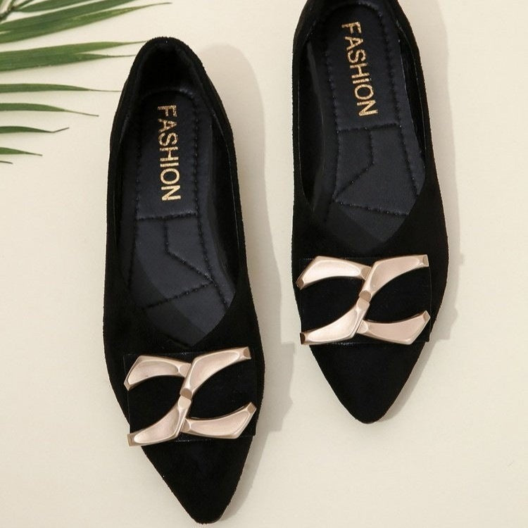 Damen Ballerinas mit modischem Schleifen-Detail R&B