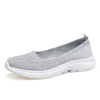 Damen Bequeme Slip-On Sneakers aus atmungsaktivem Gewe