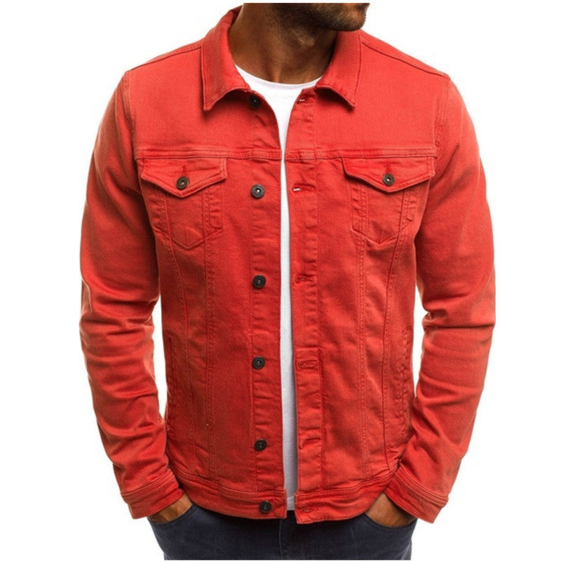 Herren Jeansjacke im modernen Design mit praktischen Brusttaschen R&B