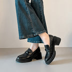 Damen Modische Loafers mit Blockabsatz R&B