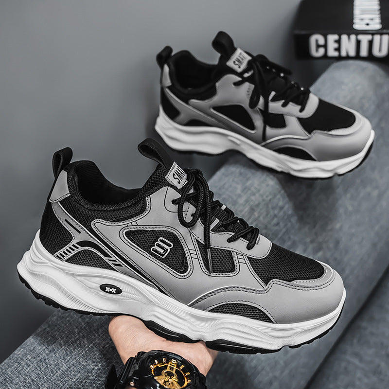 Damen Sportliche Sneakers mit atmungsaktivem Mesh-Obermaterial und rutschfester Außensohle R&B