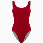 Damen Einteiliger Badeanzug mit hohem Beinausschnitt und sportlichem Schnitt R&B