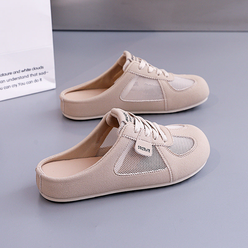 Damen Sportliche Clogsneaker mit atmungsaktiven Mesh-Einsätzen und rutschfester Sohle R&B
