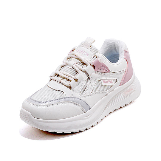 Damen modische Sneakers mit atmungsaktiver Mesh-Oberfläche und gepolsterter Sohle R&B