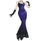 Damen elegantes Maxikleid mit verführerischem Herzausschnitt und raffinierten Lagen EB