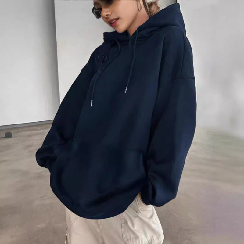 Damen Kapuzenpullover mit glitzerndem Sternmotiv R&B