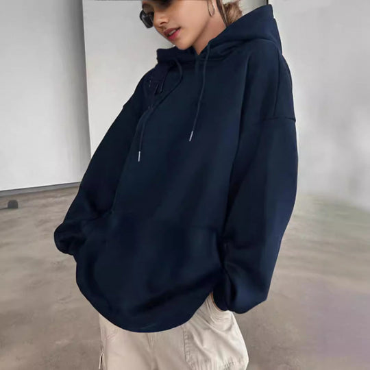 Damen Kapuzenpullover mit glitzerndem Sternmotiv R&B