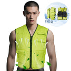 Unisex nan kühlende Gel-Kühlweste mit verstellbaren Gurten und Mehrfachtaschen R&B