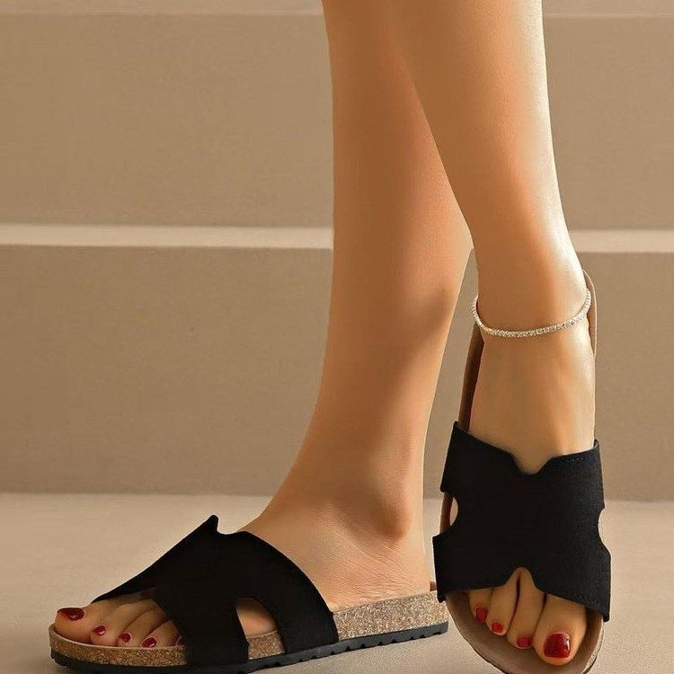 Damen Komfortable Riemchensandalen mit modischem Überkreuz-Design R&B