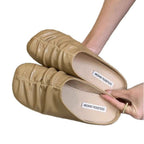 Damen bequeme Mokassins mit flexiblem Gummizug und modischer Oberflächentextur R&B