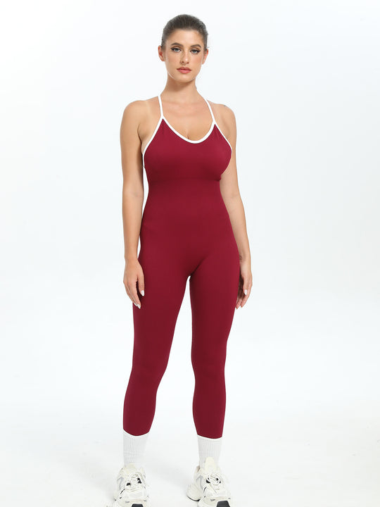 Damen Bodysuit mit Racerback-Design und nahtloser Verarbeitung R&B