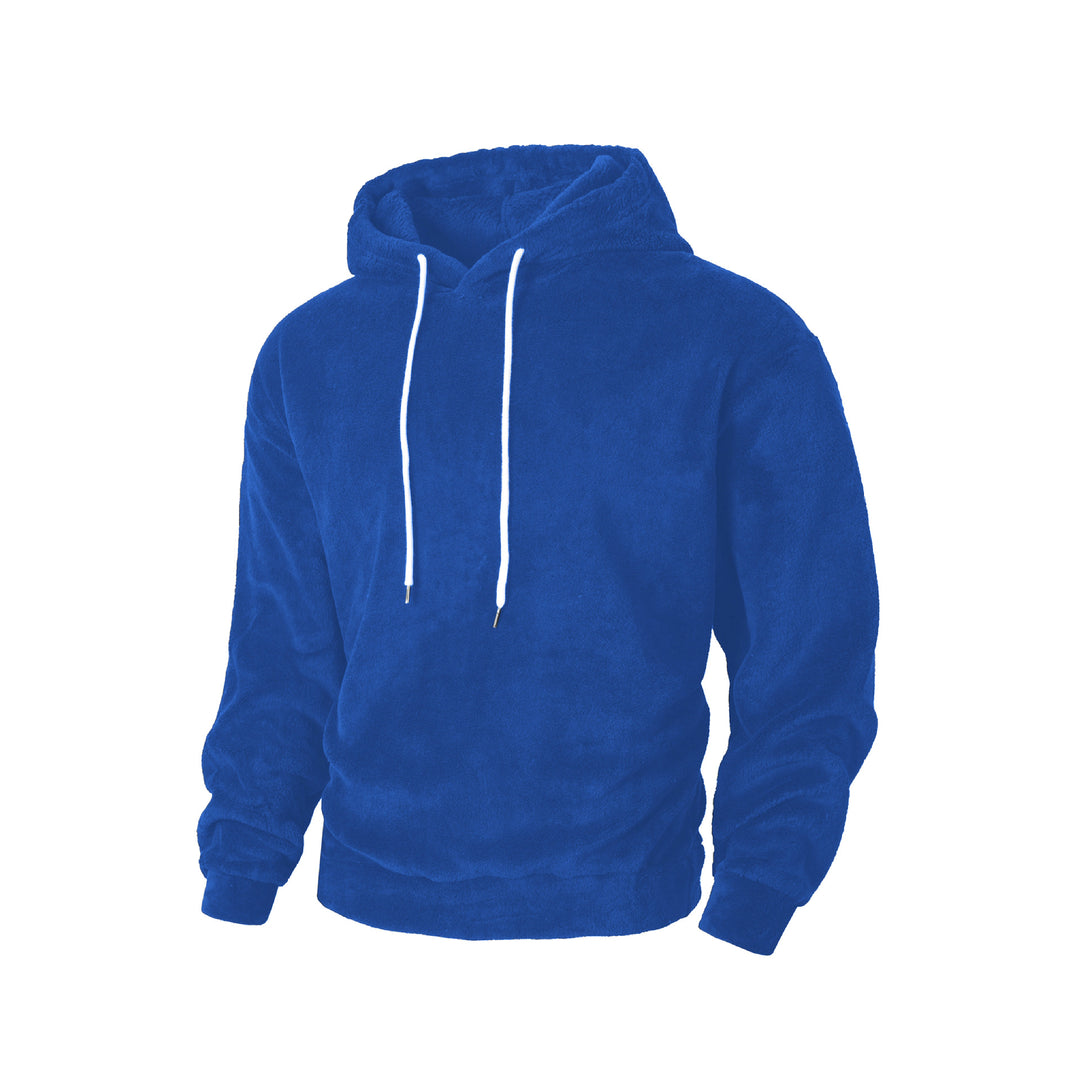 Herren Kuscheliger Fleece-Hoodie mit Kordelzug R&B