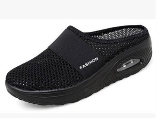 Damen Komfortable Clogs mit atmungsaktivem Mesh-Obermaterial und gepolsterter Sohle R&B