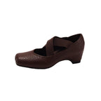 Damen Ballerinas mit gepolsterter Innensohle und elastischem Riemen R&B