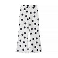 Damen weit geschnittene Culotte mit punktemuster R&B