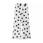 Damen weit geschnittene Culotte mit punktemuster R&B