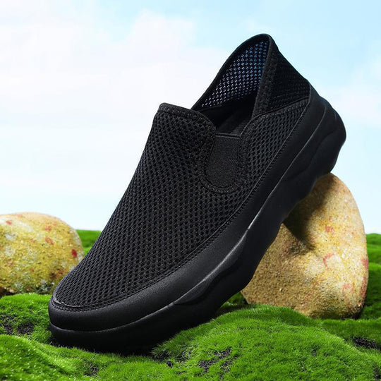 Damen Atmungsaktive Slip-On Freizeitschuhe mit flexiblem Obermaterial R&B