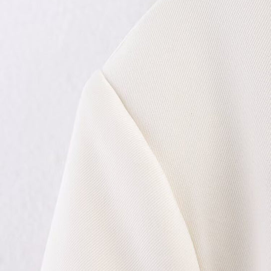 Damen eleganter Blazer mit abnehmbarem Halstuch R&B