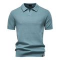 Herren Kurzärmliges Polo-Shirt mit strukturiertem Design