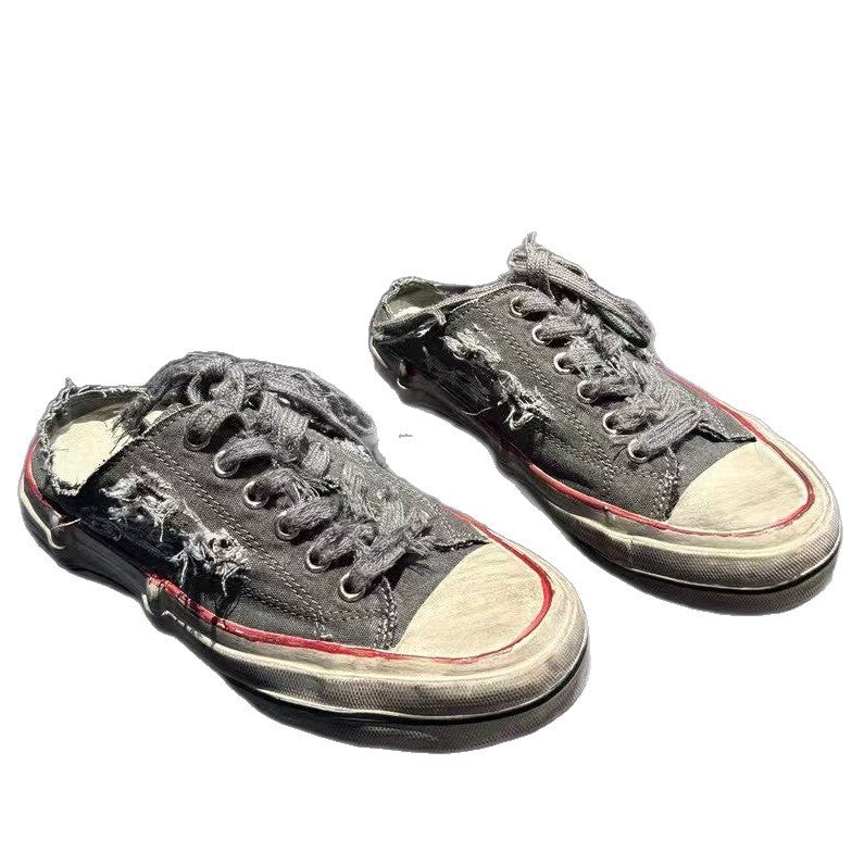 Damen Sneakers mit Vintage-Washed Look und lässigem Design R&B