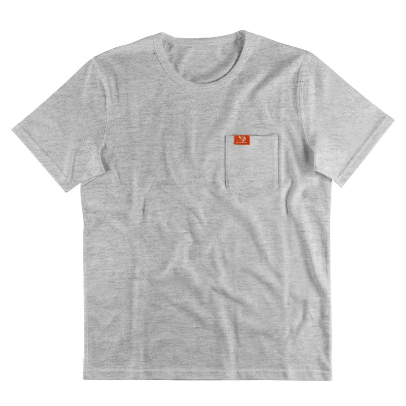 Herren Premium Rundhals T-Shirt mit Brusttasche R&B