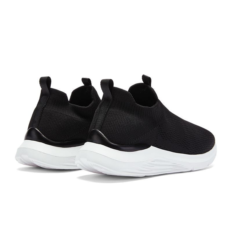 Damen Sportliche Slip-On Sneakers mit elastischem Strickoberteil R&B