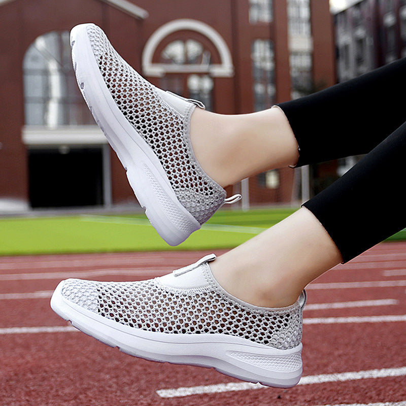 Damen Atmungsaktive Slip-On Sneakers mit elastischem Einschlupfdesign R&B