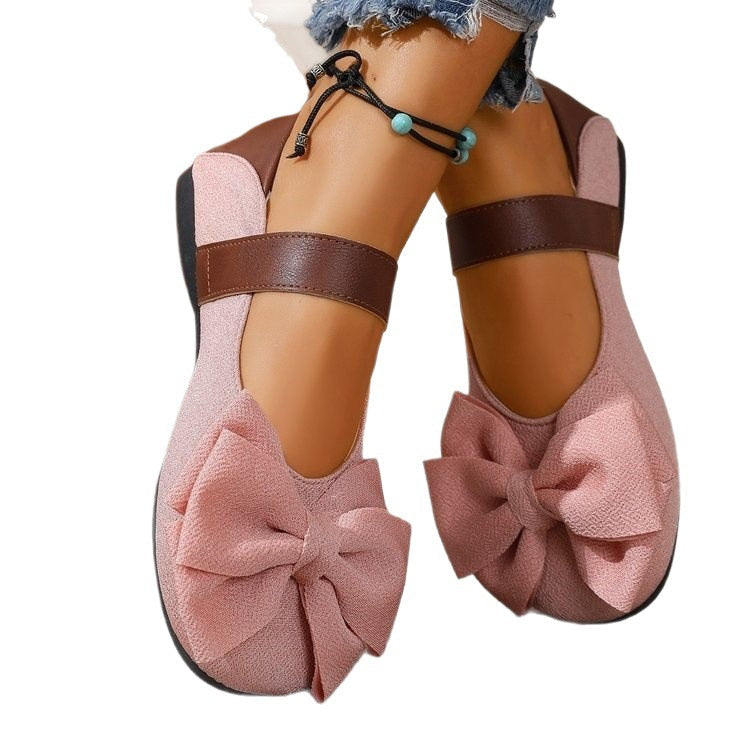 Damen Verspielte Ballerinas mit großem Schleifendetail R&B