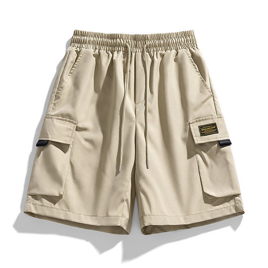 Herren Cargo-Shorts mit elastischem Bund und praktischen Taschen R&B