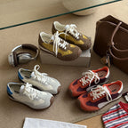 Damen Sportliche Retro-Laufschuhe mit atmungsaktiver Oberflächenstruktur und rutschfester Sohle