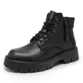 Damen Stiefeletten mit robustem Profil und seitlichem Reißverschluss