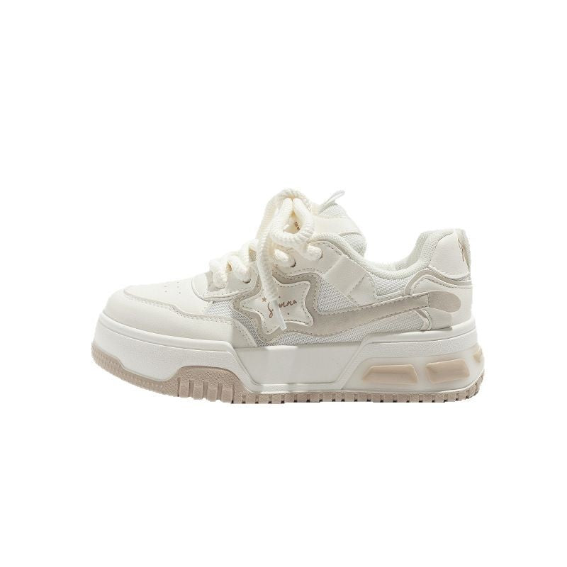 Damen Sportliche Chunky Sneakers mit dekorativen Sternen-Akzenten