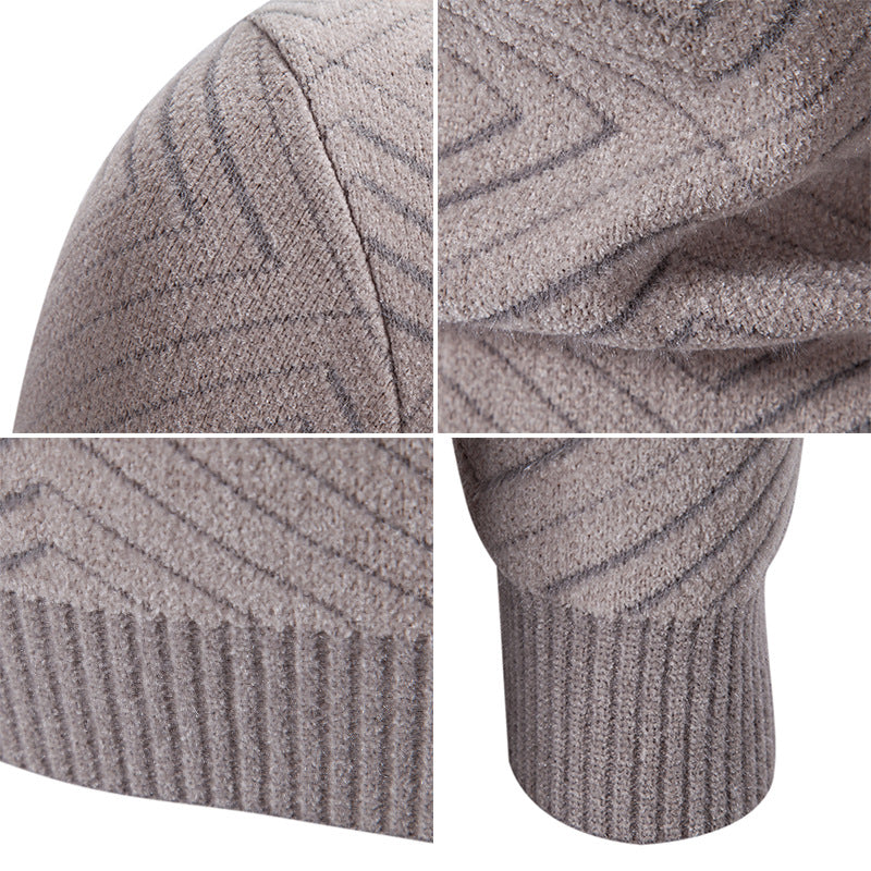 Herren eleganter Pullover mit Strukturmuster R&B