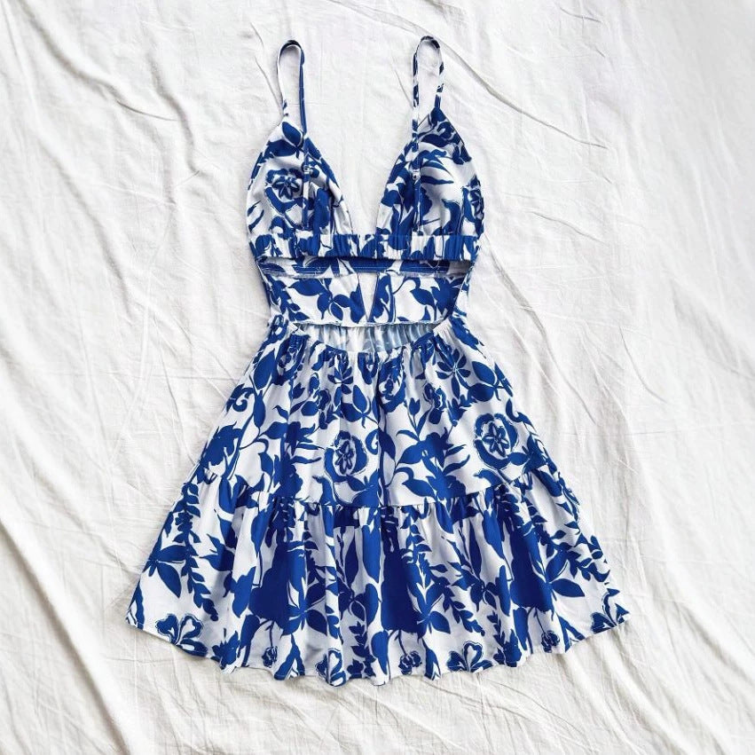Damen Sommerkleid mit verspieltem Babydoll-Schnitt und floralem Design R&B