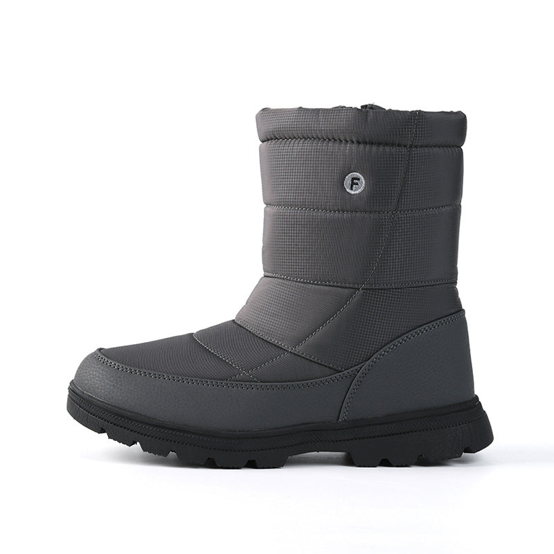Damen isolierte Winterstiefel mit rutschfester Sohle und praktischem Schnellverschluss R&B
