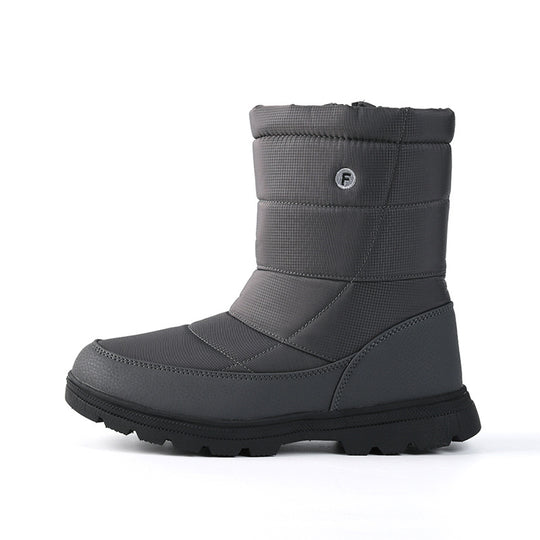 Damen isolierte Winterstiefel mit rutschfester Sohle und praktischem Schnellverschluss R&B