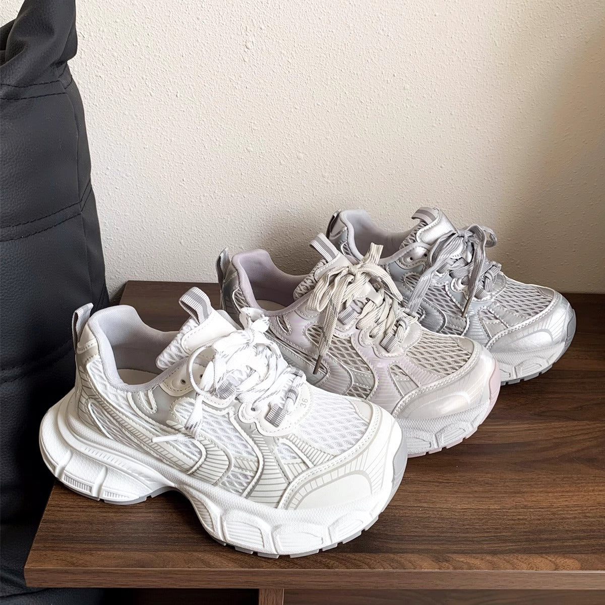 Damen Sportliche und atmungsaktive Sneakers