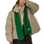 Damen Gepolsterte Bomberjacke mit hohem Kragen und praktischen Taschen R&B