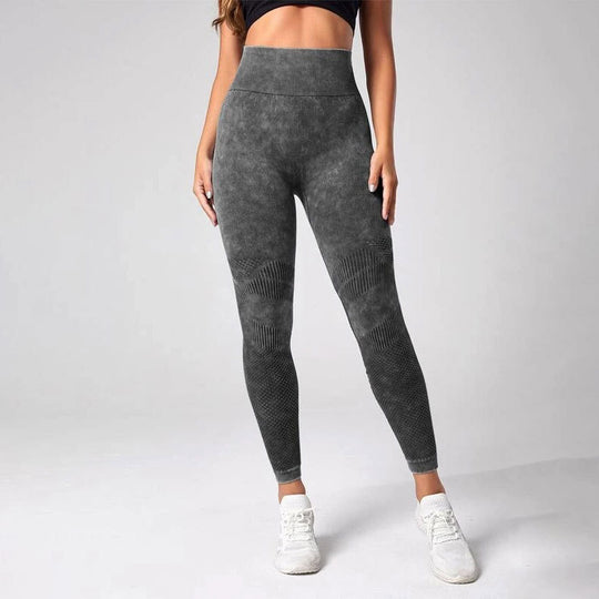 Damen Sculpting Leggings mit hohem Bund und innovativer Textur R&B