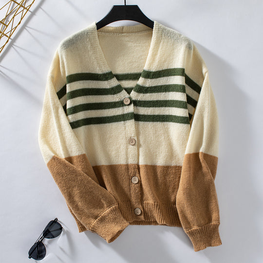 Damen Layering Strickjacke R&B