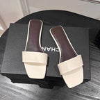 Damen modische Zehentrenner-Sandalen mit komfortablem Fußbett und elegantem Riemendesign R&B