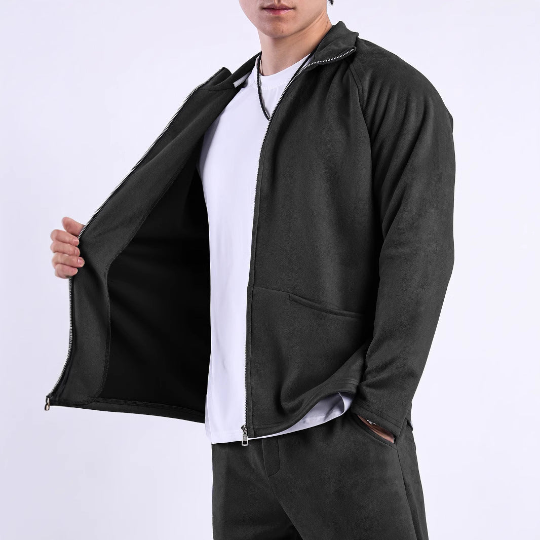 Damen Fleecejacke mit hohem Kragen und praktischen Taschen R&B