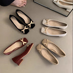 Damen Ballerinas mit dekorativem Schleifenakzent und bequemer Innensohle R&B