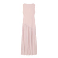 Damen Maxikleid mit elegantem Drapé und asymmetrischem Saum R&B