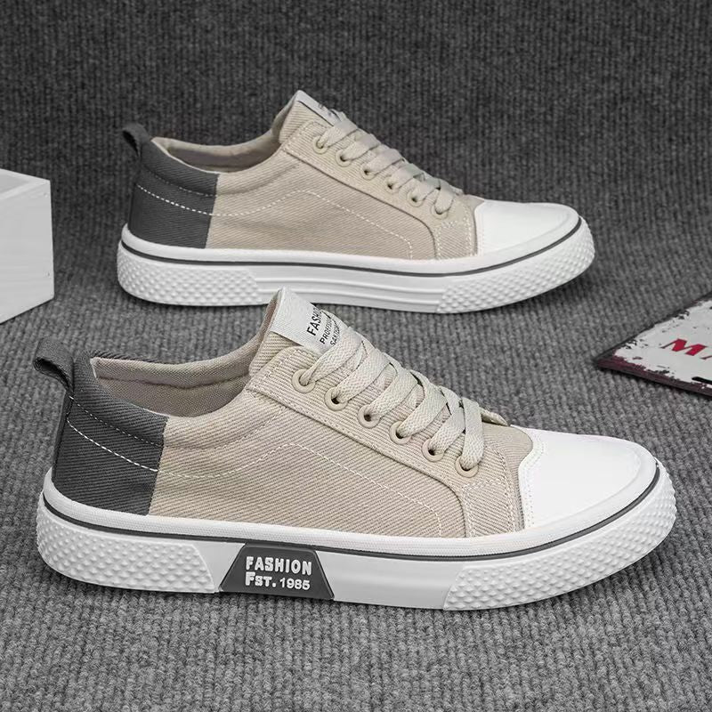 Damen modische Sneakers mit kontrastierenden Einsätzen R&B